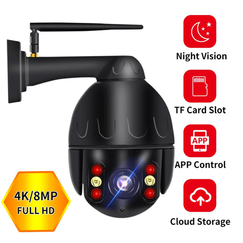 Cameră de Supraveghere 4K WiFi cu Auto-Tracking - imaginea 2