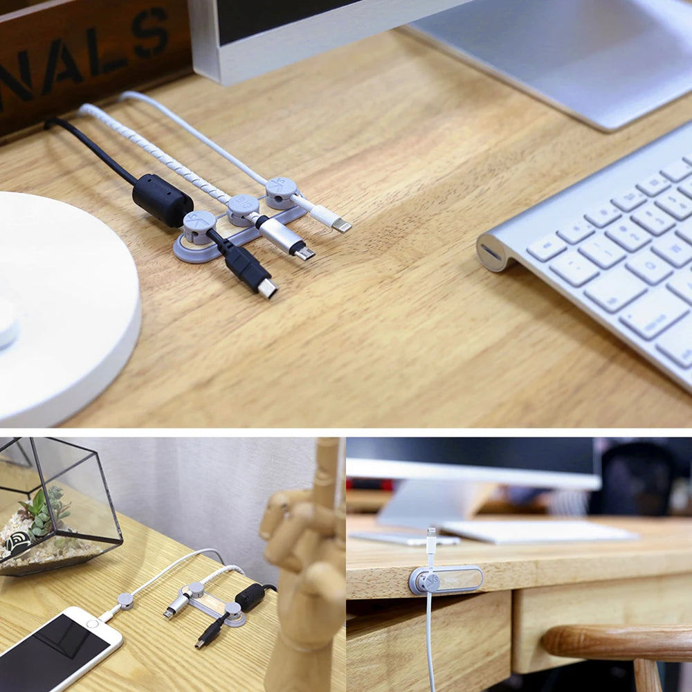 Organizator Magnetic de Cabluri pentru Birou