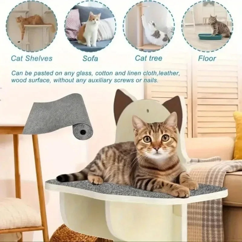Folie Autoadezivă Anti-Zgâriere pentru Pisici (Protecție Canapea) - imaginea 5