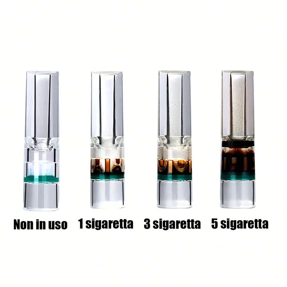 Set 100 Filtre Țigări de Unică Folosință - imaginea 4