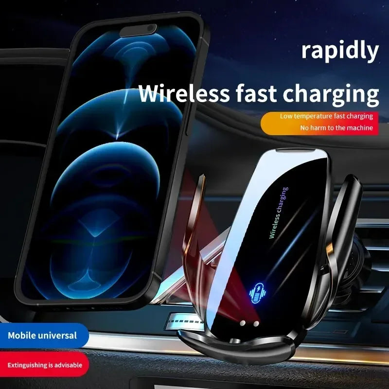 Suport Auto Magnetic cu Încărcare Wireless 15W - imaginea 2