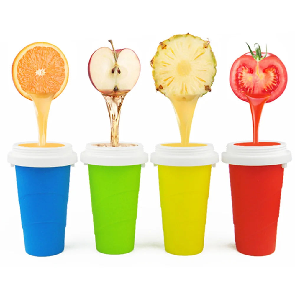 Aparat Portabil de Făcut Slushy și Înghețată (Squeeze Cup)