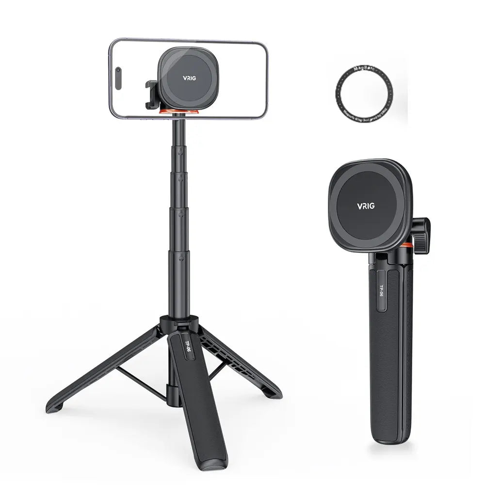 Selfie Stick cu Trepied si Telecomanda, Magnetic
