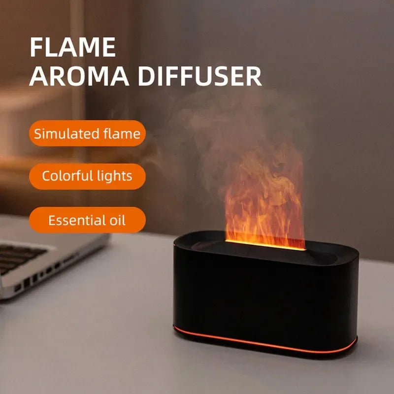 Difuzor Aromaterapie cu Flacără 3D - imaginea 4
