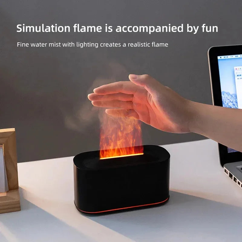 Difuzor Aromaterapie cu Flacără 3D - imaginea 3
