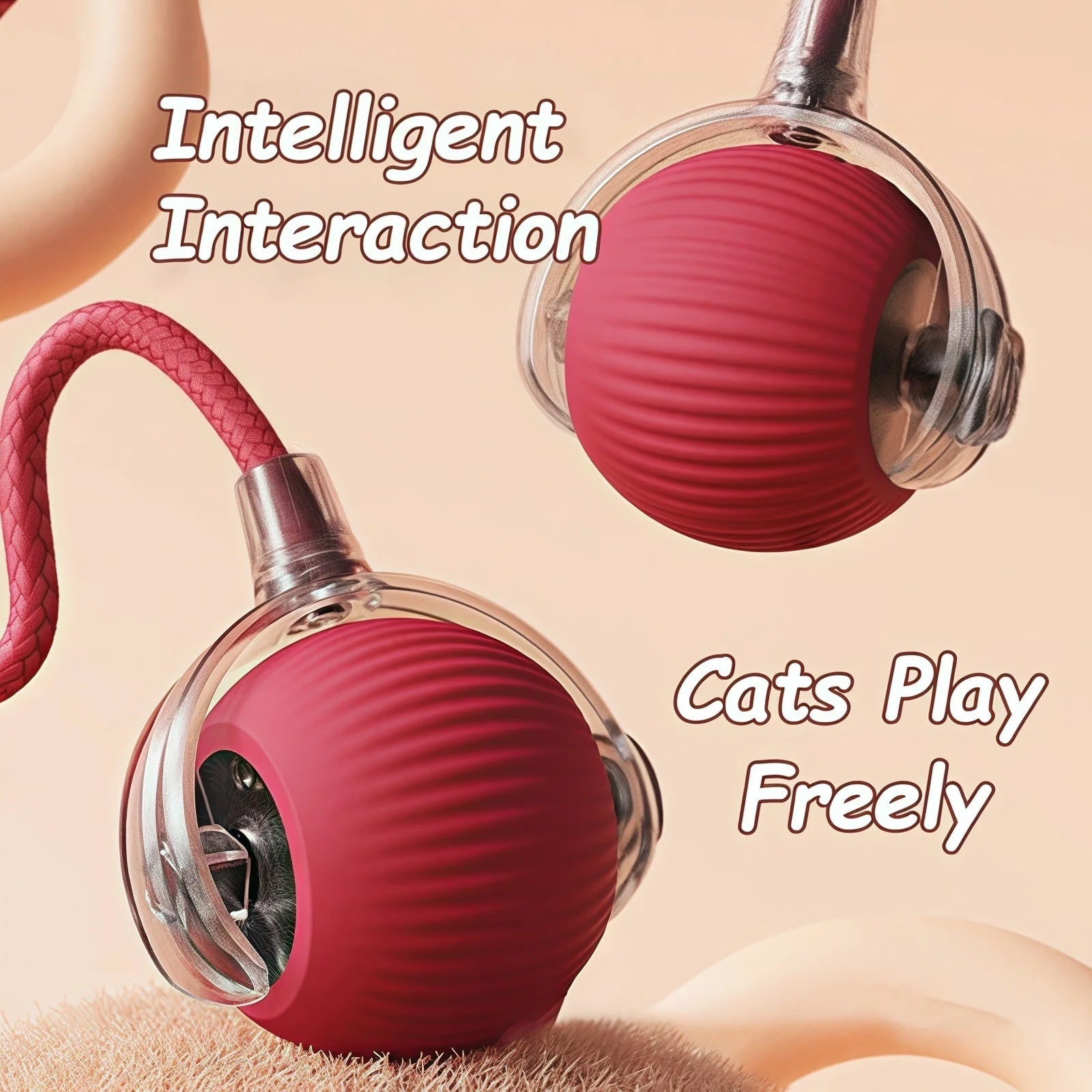 Minge Interactivă pentru Pisici (Set 2) - imaginea 2