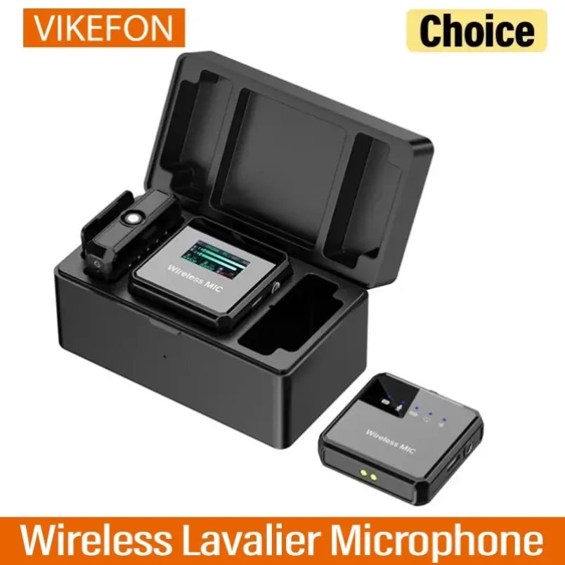 Microfon Lavaliera Wireless, Set 2 Bucati