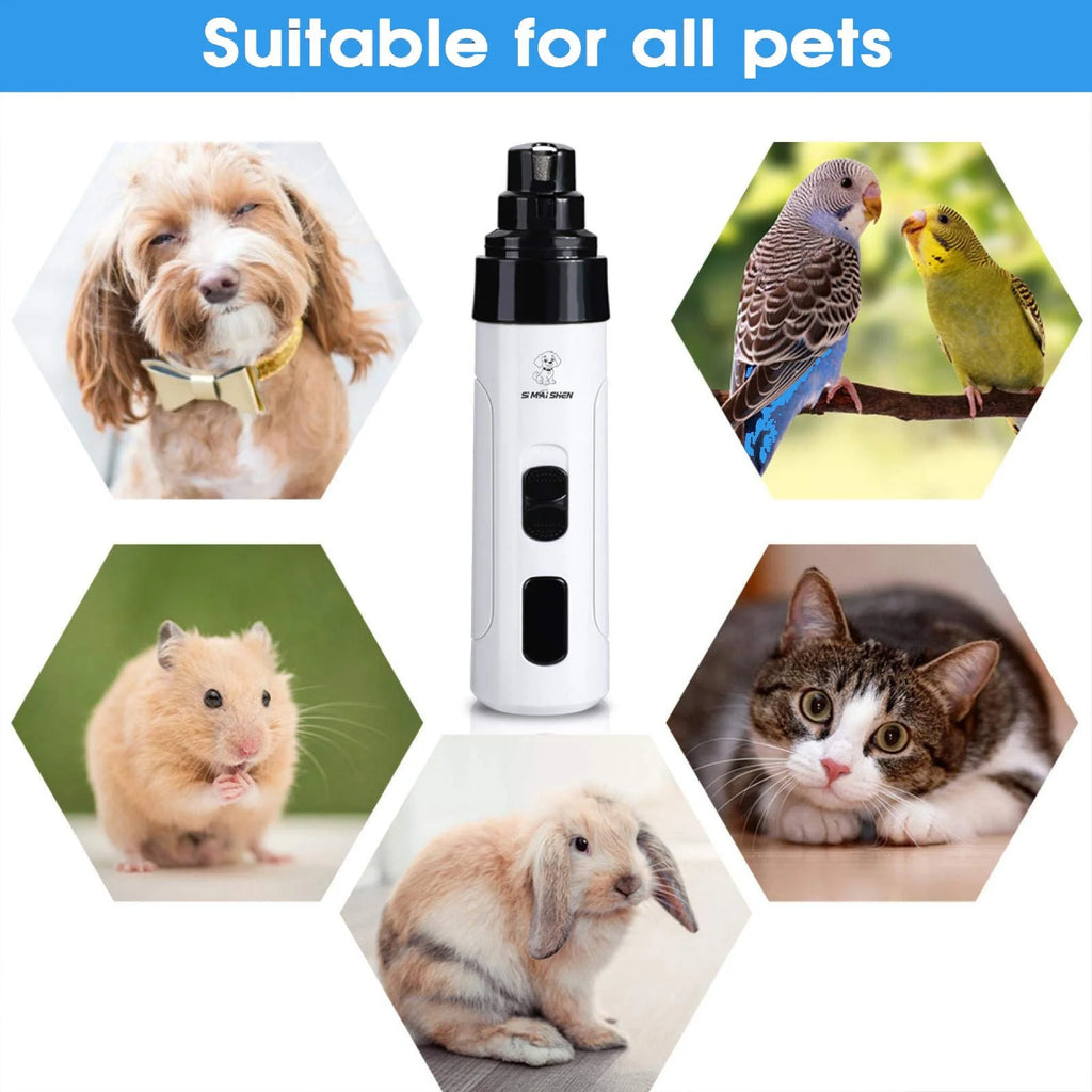 Pilă Electrică pentru Unghii Animale, Reîncărcabilă USB - imaginea 5