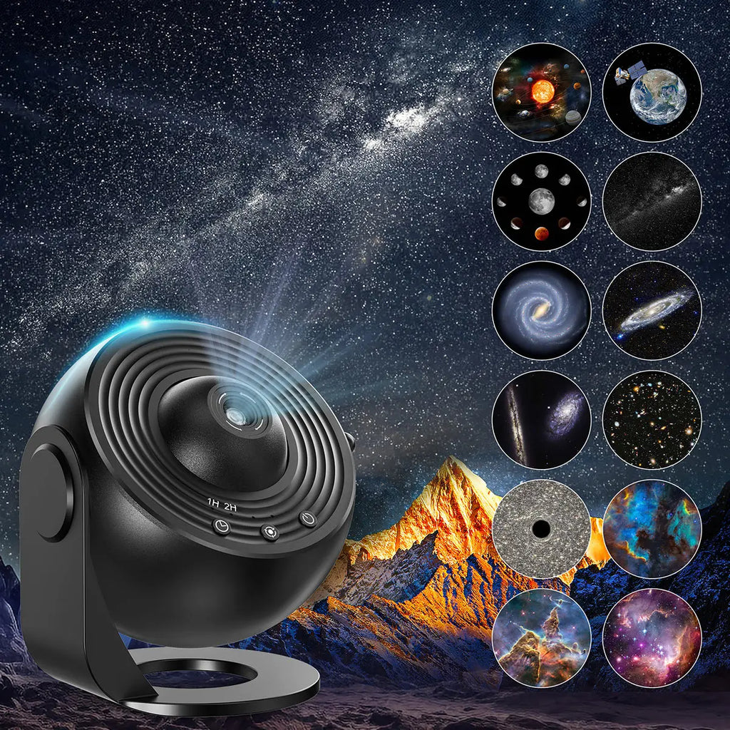 Proiector Galaxie 13-în-1 cu Lumină de Noapte