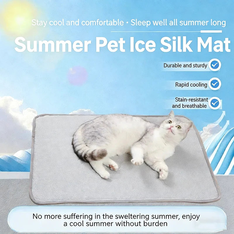 Covoraș Răcoritor Ice Silk pentru Animale - imaginea 3